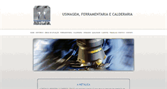 Desktop Screenshot of metalica.ind.br